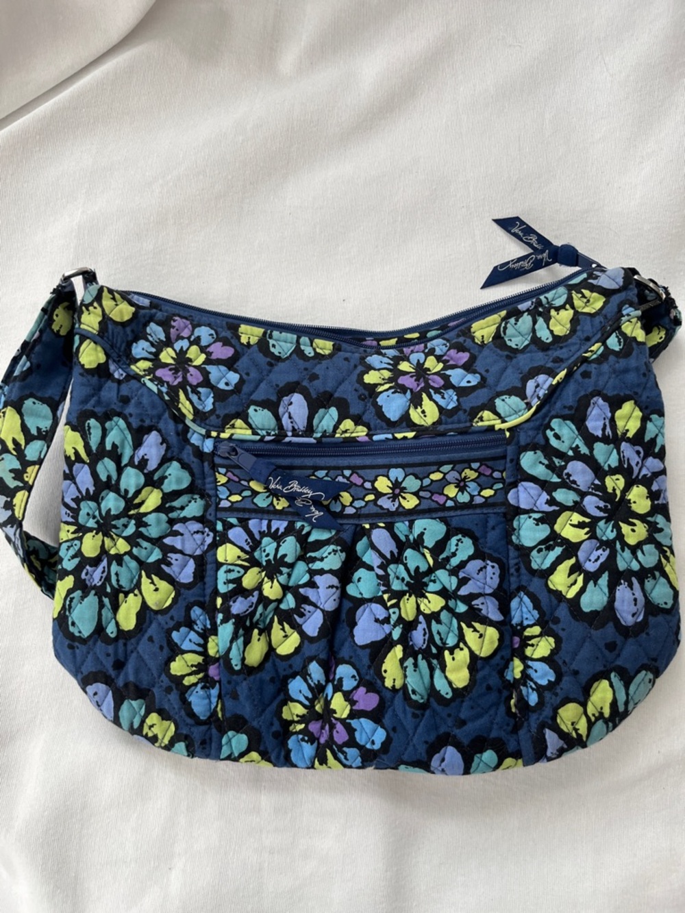 Vera Bradley Retired Indigo Pop Crossbody/Shoulder Bag